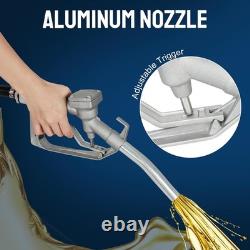 Oil Fuel Transfer Pump 12V Kit with Hoses&Nozzle for Gasoline Diesel Kerosene