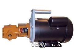 Oil Transfer Pump 1HP 120v 16GPM Portable Diesel Fuel Extractor Siphon