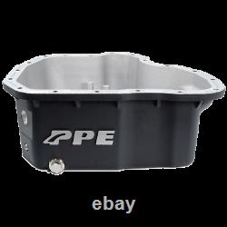 PPE Black Deep Oil Pan With ACDelco Filter & RTV Sealant For 11-16 6.6L Duramax