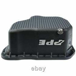 PPE Black Deep Oil Pan With ACDelco Filter & RTV Sealant For 11-16 6.6L Duramax