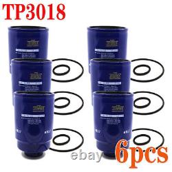 (Pack of 6) TP3018 Replace Part For 2001-2015 Duramax Diesel Oil Fuel Filter