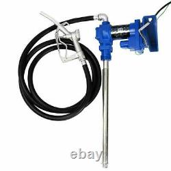 Portable 12V 265W Electric Oil Diesel Fuel Transfer Extractor Pump With Nozzle Kit