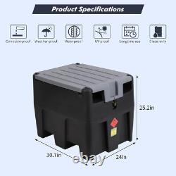 Portable Diesel Tank 48 Gal Oil Fuel Tank with 12V Electric Transfer Pump Portable Diesel Tank 48 Gal Oil Fuel Tank with 12V Electric Transfer Pump