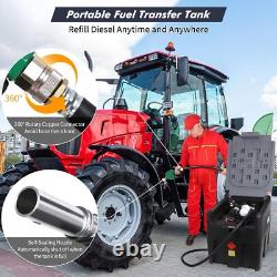 Portable Diesel Tank 48 Gal Oil Fuel Tank with 12V Electric Transfer Pump Portable Diesel Tank 48 Gal Oil Fuel Tank with 12V Electric Transfer Pump