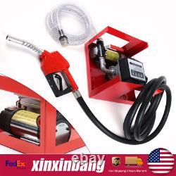 Portable Electric Diesel Fuel Transfer Pump 12V Automatic Nozzle Transfer Pump