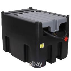 Portable Fuel Caddy Diesel Oil Transfer Tank 116 Gallon with 12V Electric Pump US