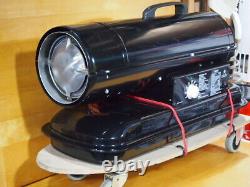 Portable fan forced air space heater withthermostat 4 kerosene diesel jet fuel oil