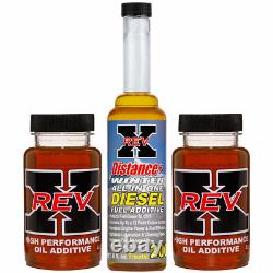 REV-X Diesel Oil Additive & Winter Fuel Kit HEUI Stiction Fix + Fuel Treatment