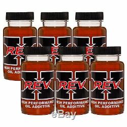 REV X Engine Oil Treatment (6) 4 oz For Powerstroke Cummins Duramax Turbo Diesel