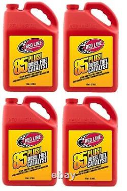 Red Line Oil 70805 Set of 4 Full Synthetic 85 Plus Diesel Fuel Catalyst Oil Jugs