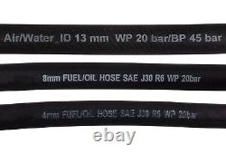 Reinforced Rubber Hose for Brake Fluid/Fuel Hose/Oil Pipe/Petrol/Diesel/Car/Boat