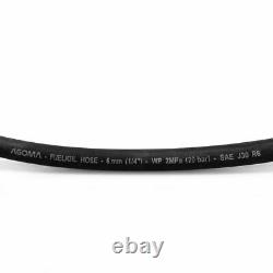 Rubber Braided Rubber Fuel Hose for Unleaded Petrol / Diesel Oil, Line Pipe UK