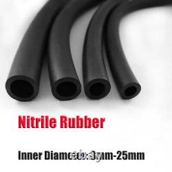 Rubber Fuel Hose Reinforced Unleaded Petrol Diesel Oil Engine Line Pipe BLACK