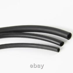 Rubber Fuel Hose Reinforced Unleaded Petrol Diesel Oil Engine Line Pipe BLACK