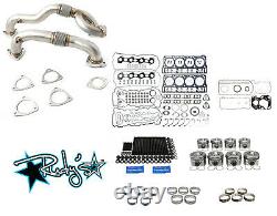 Rudy's Engine Overhaul Kit with Up Pipes For 2008-2010 Ford 6.4 Powerstroke