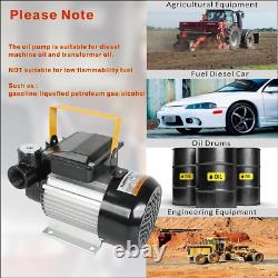 Self Priming 110v Ac 16GPM Oil Transfer Pump Fuel Diesel Kerosene Biodiesel Pump
