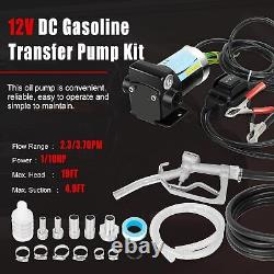 Self Priming 3.7GPM Gasoline Diesel Oil Transfer Pump Fuel Diesel Kerosene Pump