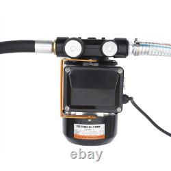 Self-Priming Electric Pump Diesel Oil Fuel Transfer Pump with Hose Nozzle Kit 110V