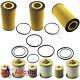 Set of 6 Fuel & Oil Filter Replacement FD4616 FL2016 For Ford 6.0L Diesel Turbo