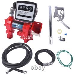 U24013 Red Fuel Transfer Pump 20GPM 12V for Gasoline Diesel Oil Meter w G2U