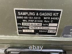 US Army Petroleum Sampling Test Kit Diesel Gasoline Fuel Oil Bulk