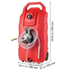 Uimoso 16 Gallon Fuel Caddy Portable Gas Storage Tank 7.8 L/min with Manual Pump