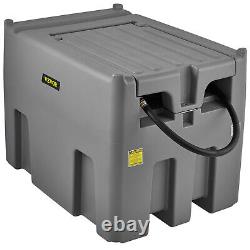 VEVOR Portable Fuel Caddy Diesel Oil Transfer Tank 116 Gallon 12V Electric Pump